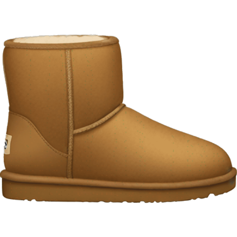 light brown low Uggs  emoji