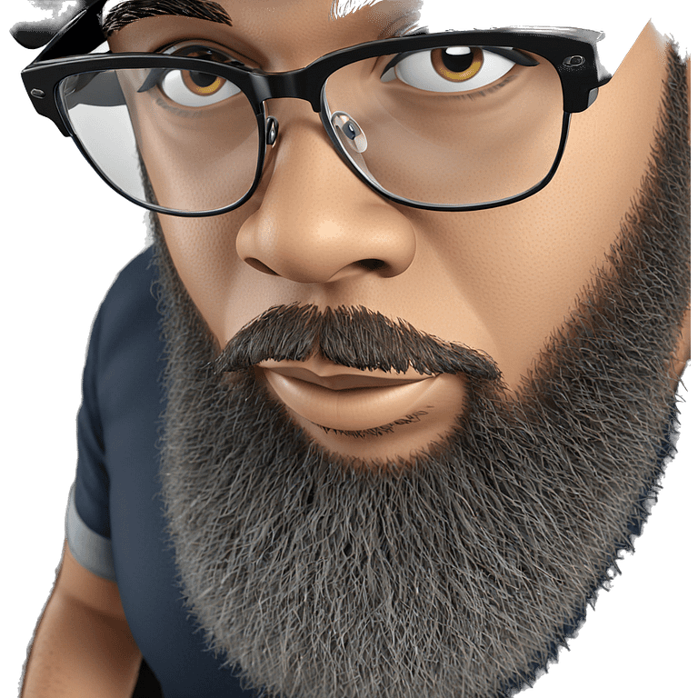 bearded boy in glasses emoji