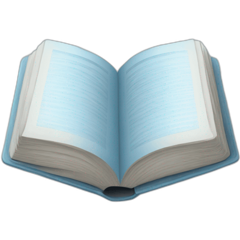 grey-light blue-book emoji