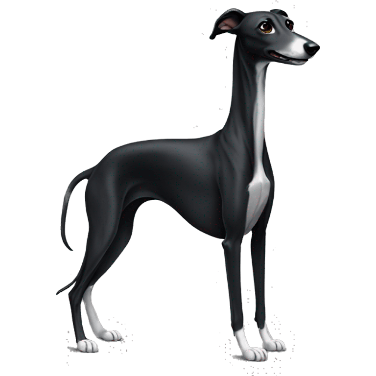 Black greyhound emoji