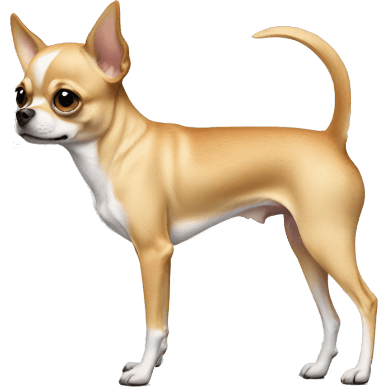 Chihuahua wearing high heels emoji