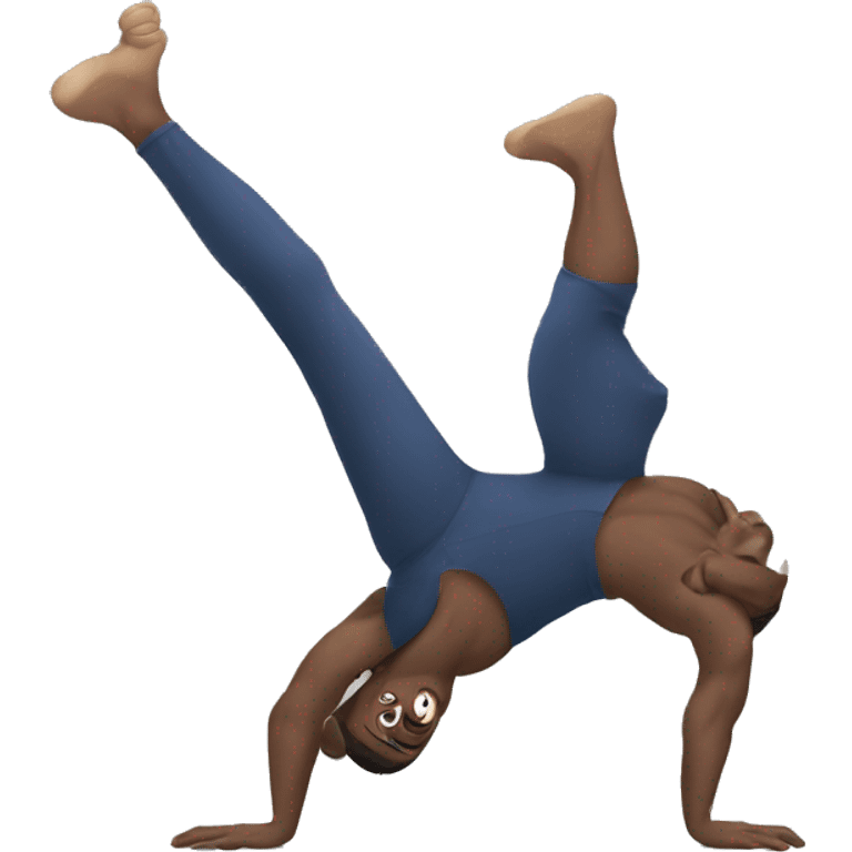 Man doing a split  emoji