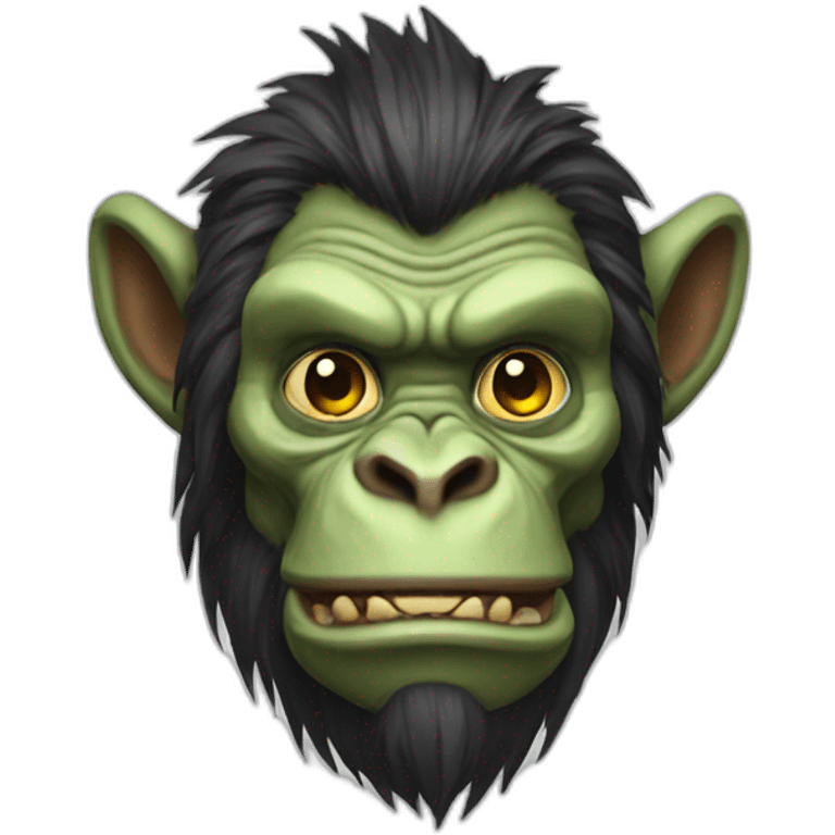 monkey  orc emoji