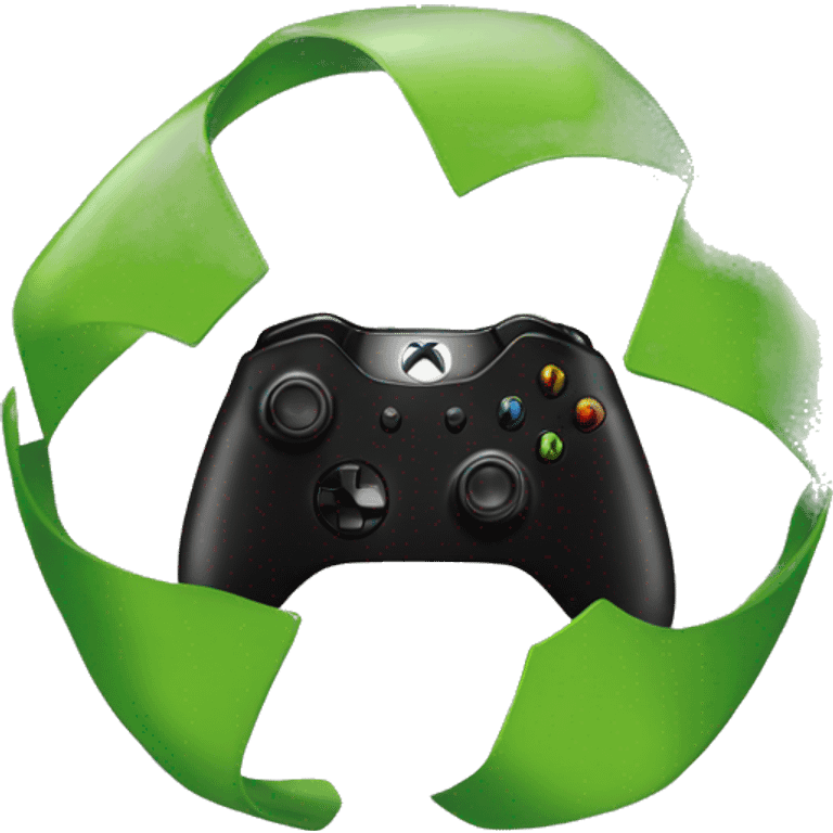 A emoji with a Xbox  emoji