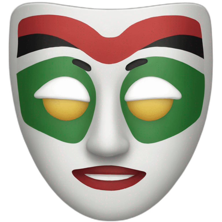 Palestine mask  emoji