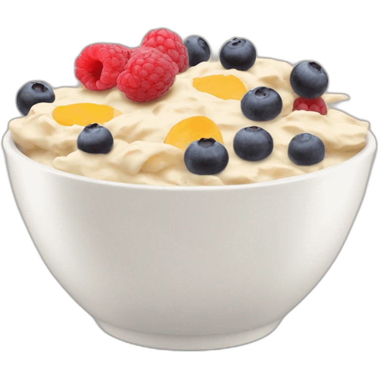 skyr-oats-bowl-with-fruit emoji