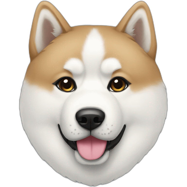 white akita emoji