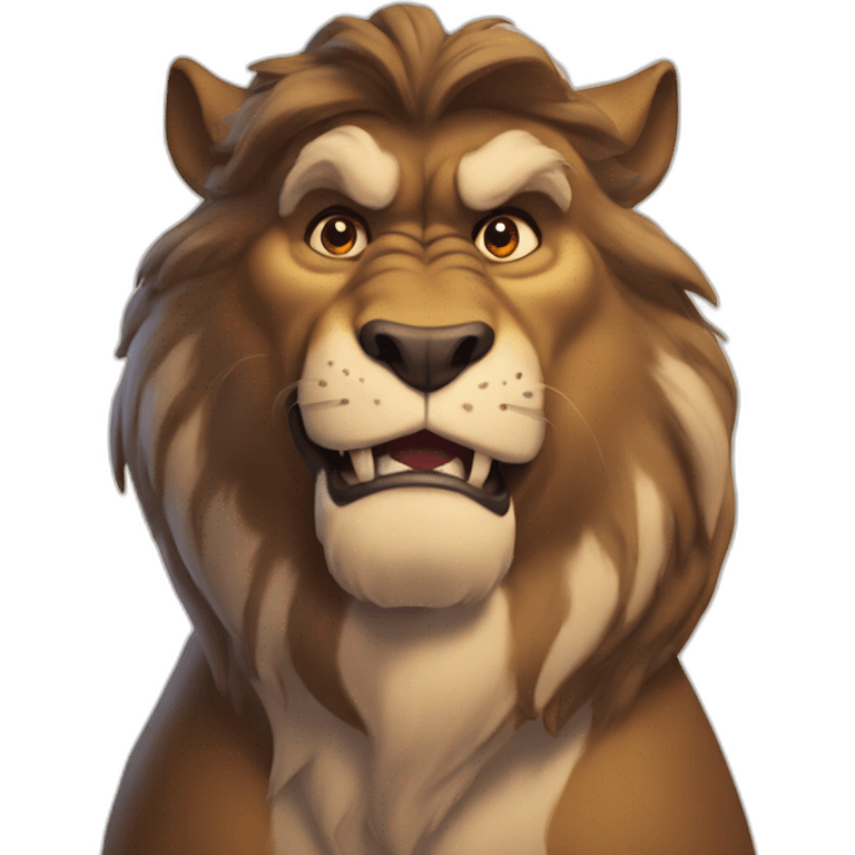 Beast from beauty and the beast emoji