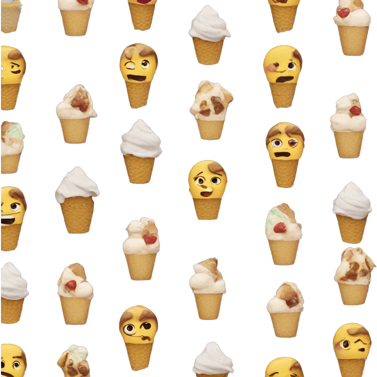 girl eating icecream  emoji