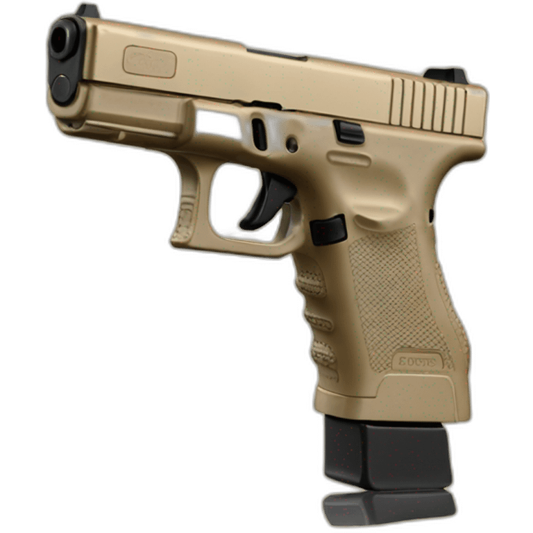 Cristiano-beige-glock-17 emoji