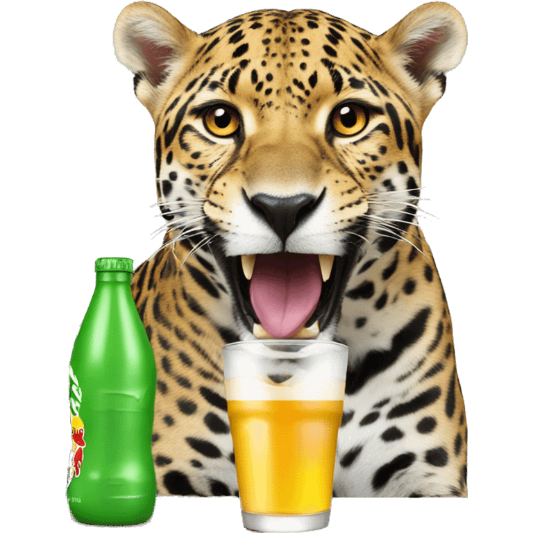 jaguar drinking redbull emoji