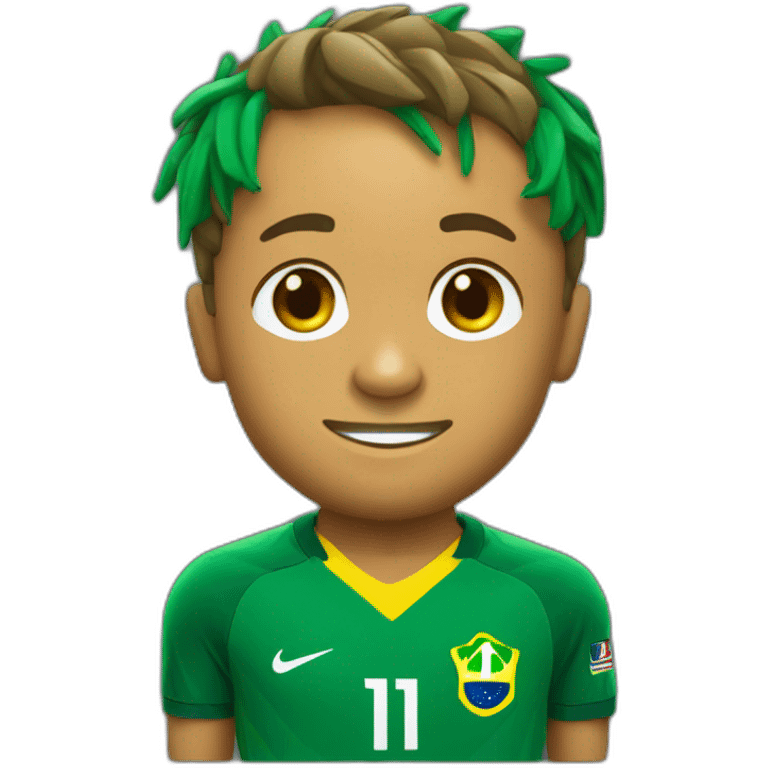 neymar junior brazil shirt emoji