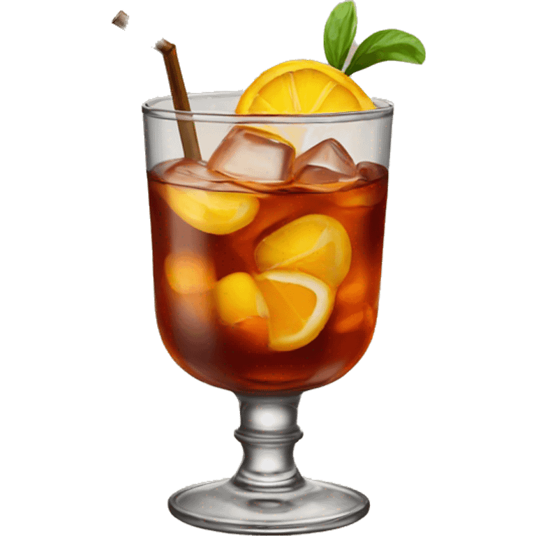 old fashioned drink emoji