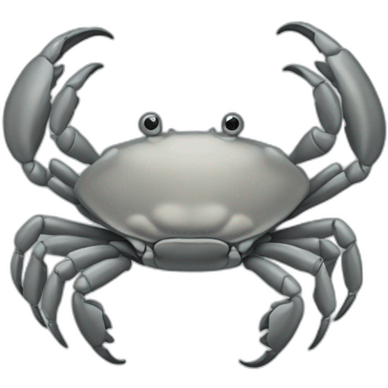 grey crab emoji