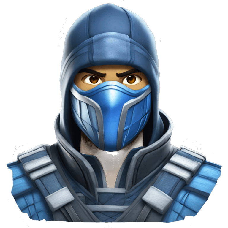 Sub Zero from mortal kombat emoji