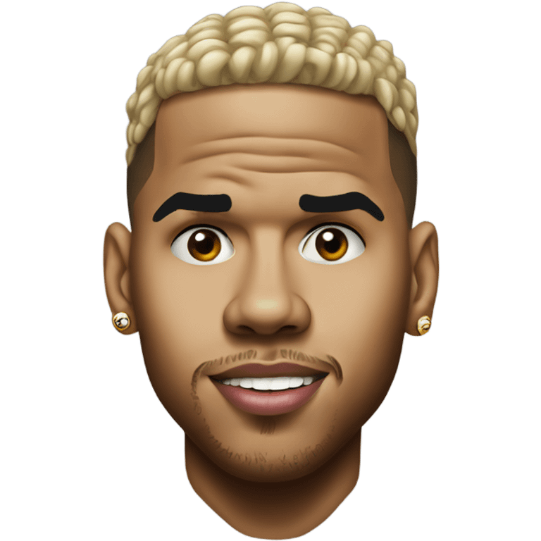 Hyper Realistic Chris Brown  emoji