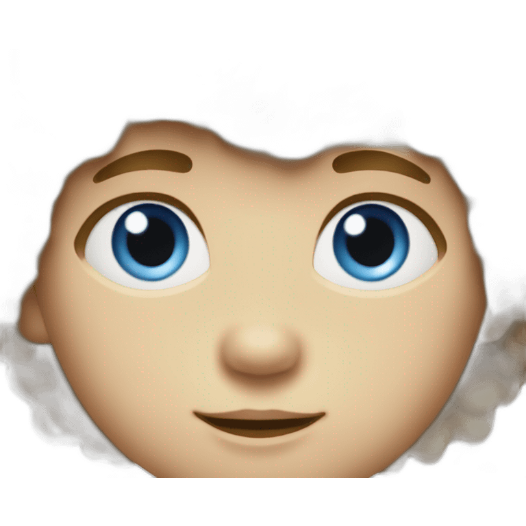 toddler-boy-with-short-fringe-and-slightly-curly-brown-mullet-hairstyle-blue eyes emoji