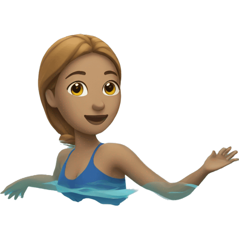 woman swimming emoji