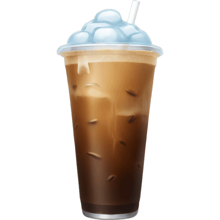 Iced coffee emoji