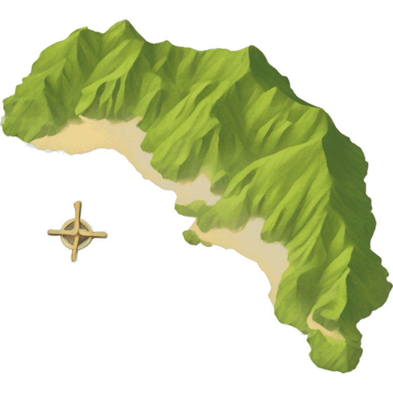 Map of French Polynesia emoji