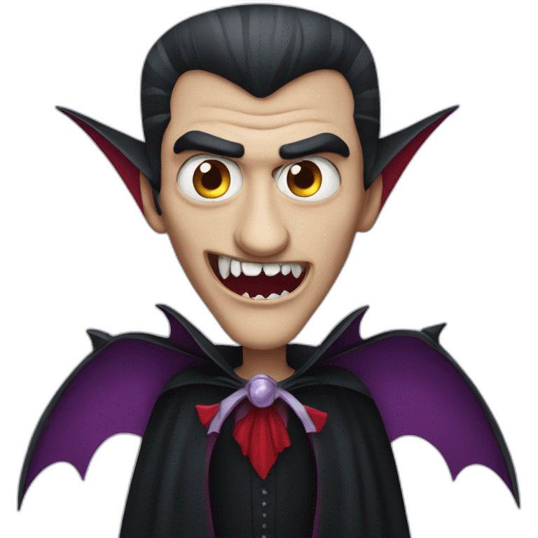 Dracula monster emoji