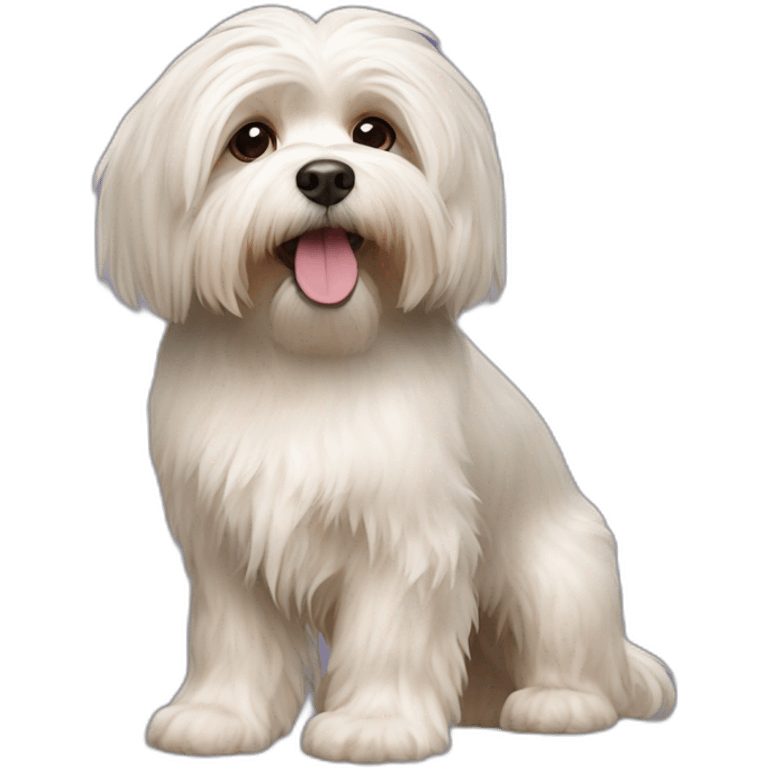 Dog havanese full height emoji