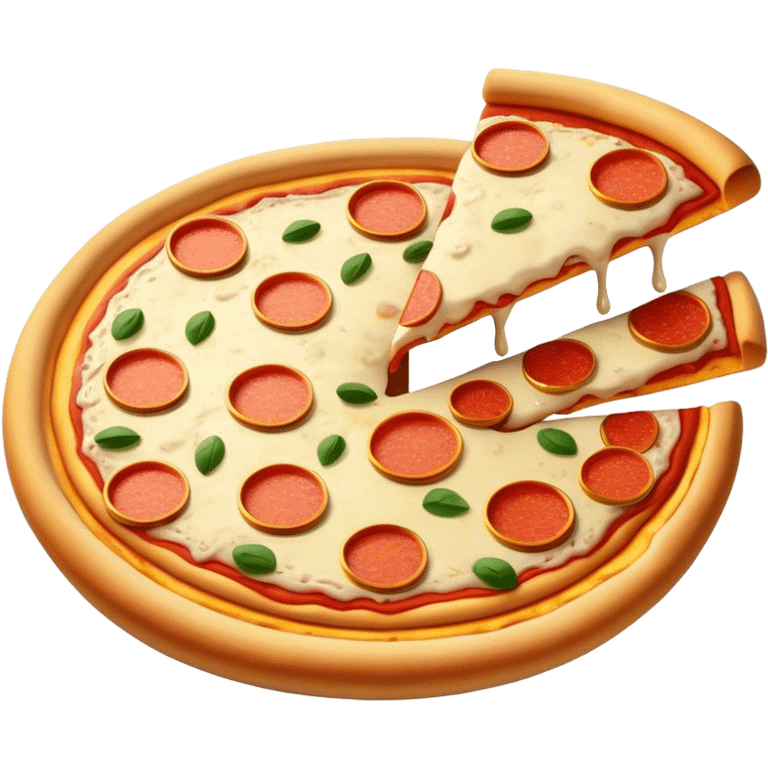 Pizza with gold bars emoji