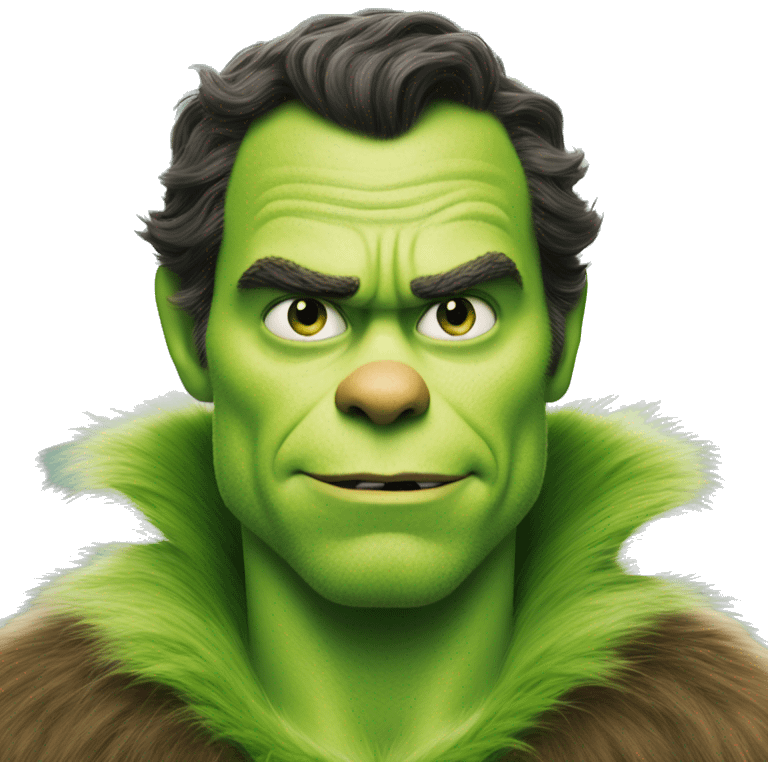 henry cavill as grinch emoji