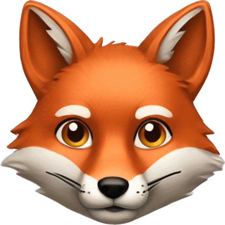 Fox with false nails emoji