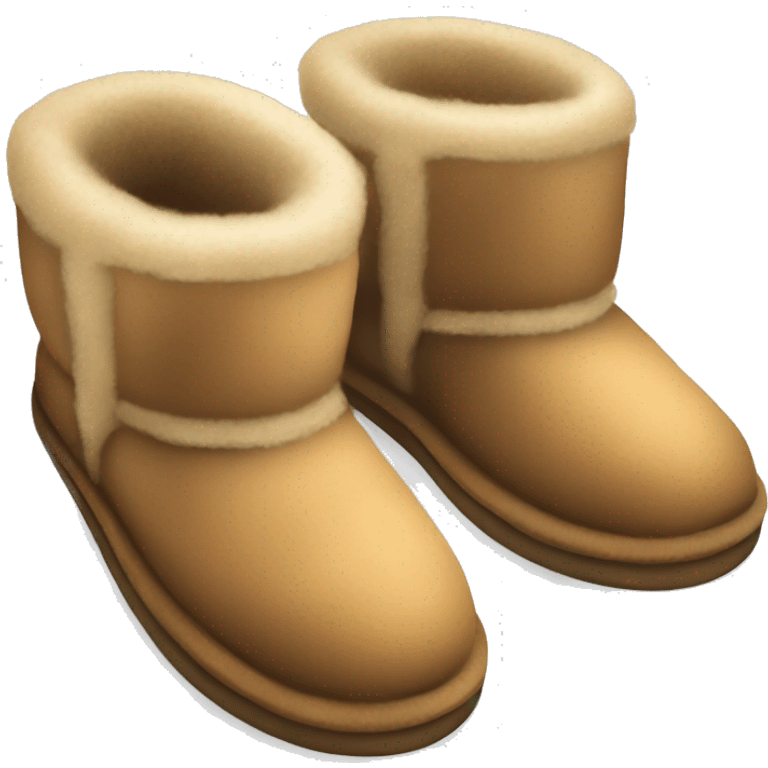 Ugg slippers, a pair emoji