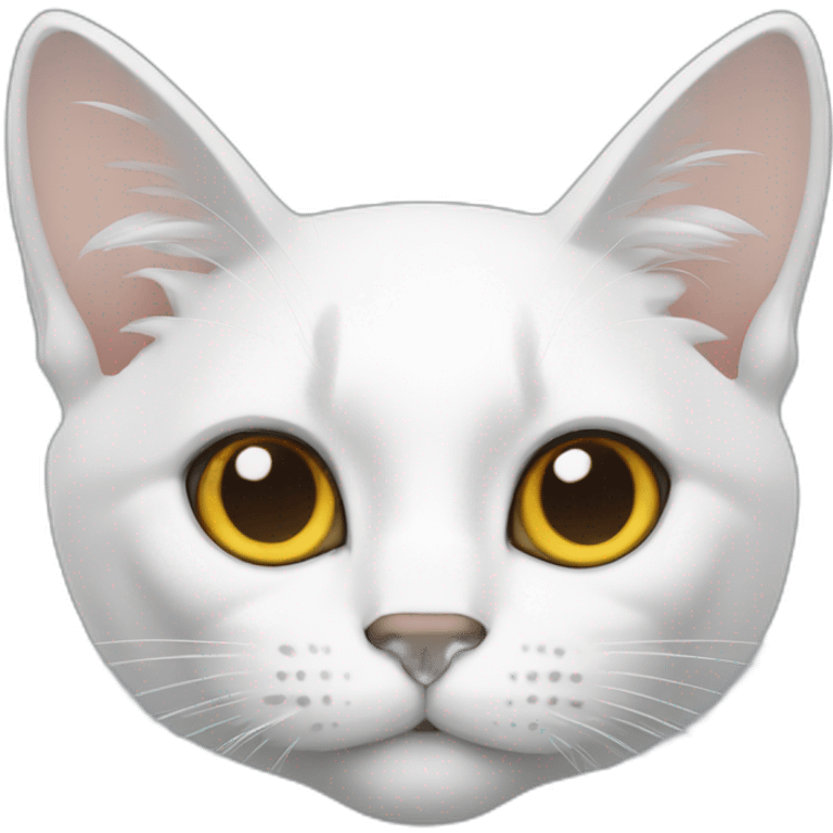 Gato blanco emoji