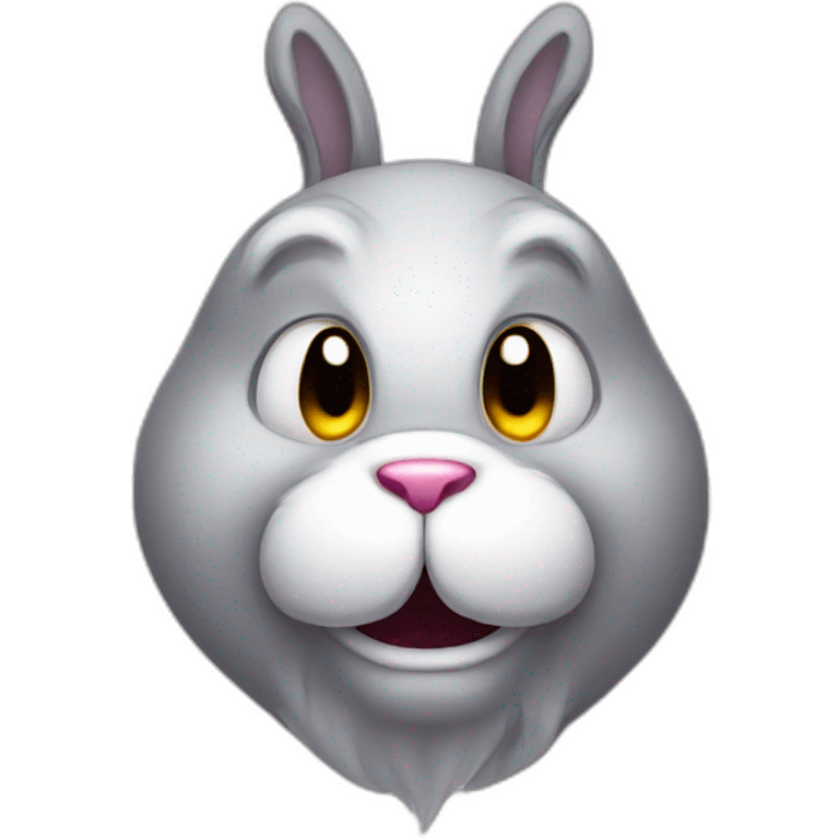 Evil rabbit emoji