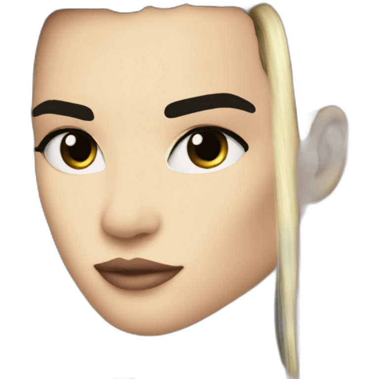 Bill Kaulitz blonde hair straight emoji