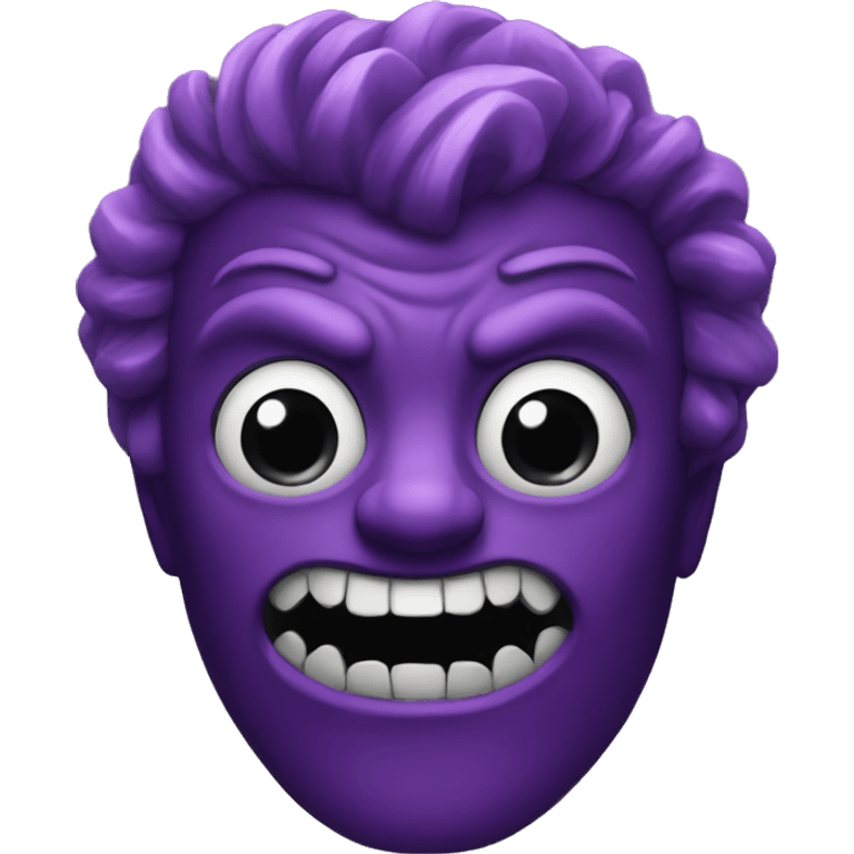 purple dark clawn emoji