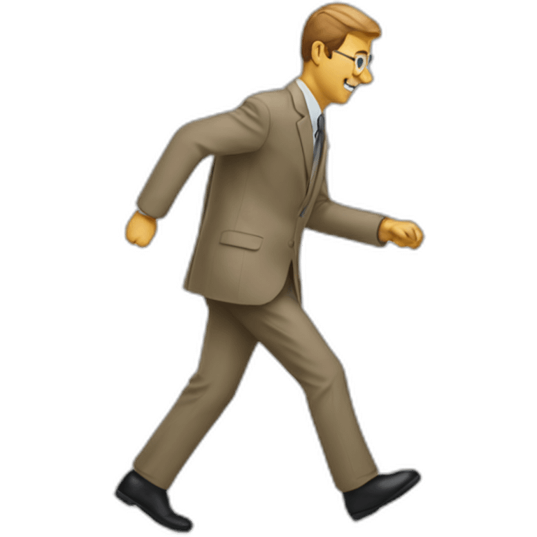 Ministry of silly walking emoji