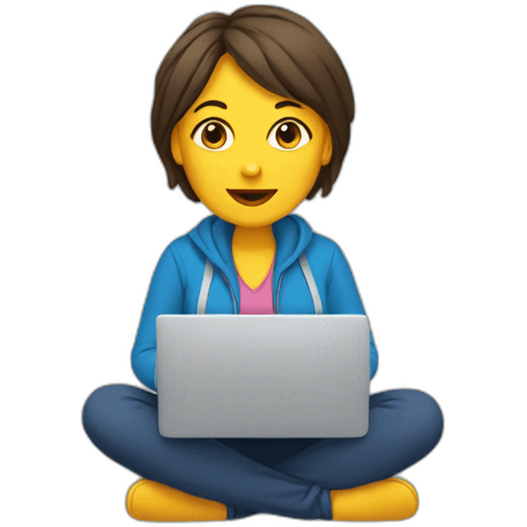 mam with laptop emoji