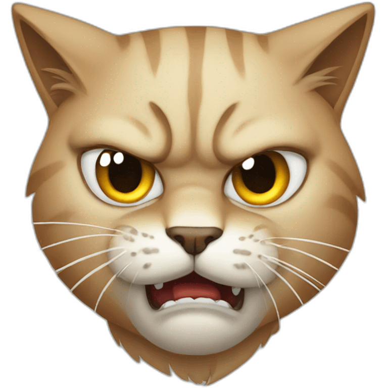 very angry cat emoji