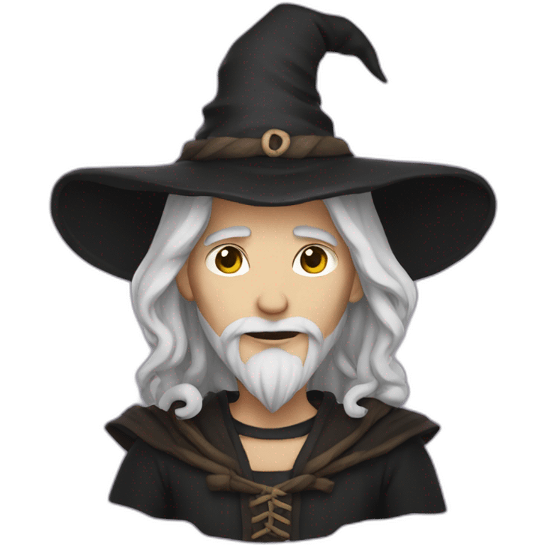 male pagan witch  emoji