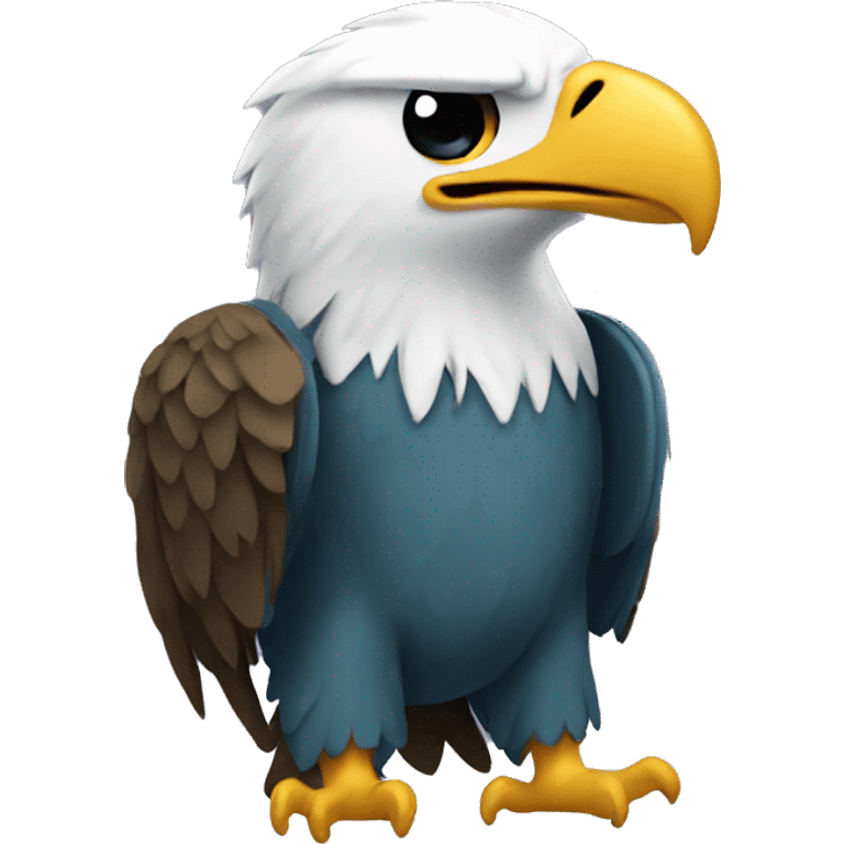 eagle with a hoodie emoji