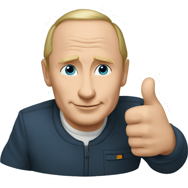 Putin thumbs up emoji