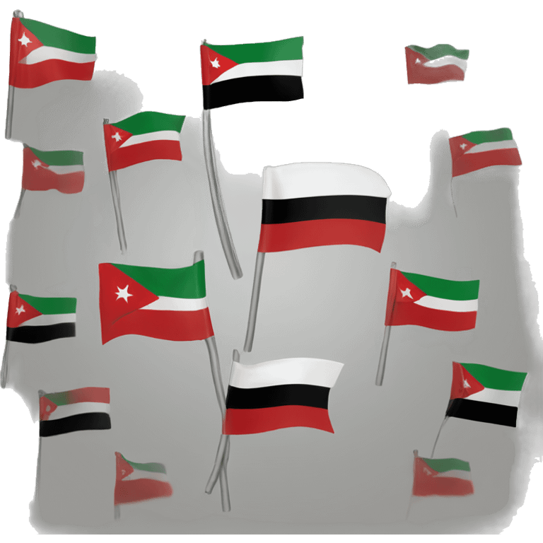 Syrian flag three red stars emoji