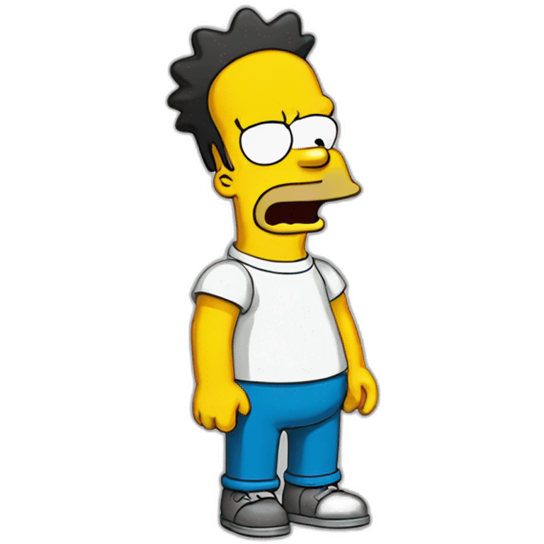 Bart from "the simpson" show emoji