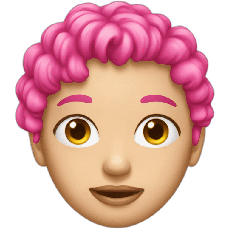 Pink emoji