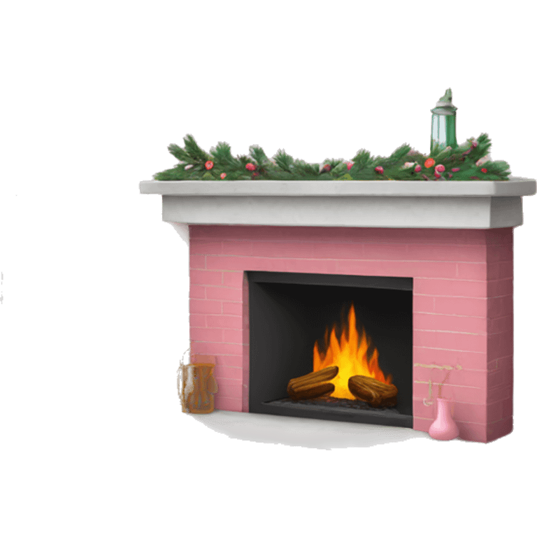 Winter Pink FirePlace emoji