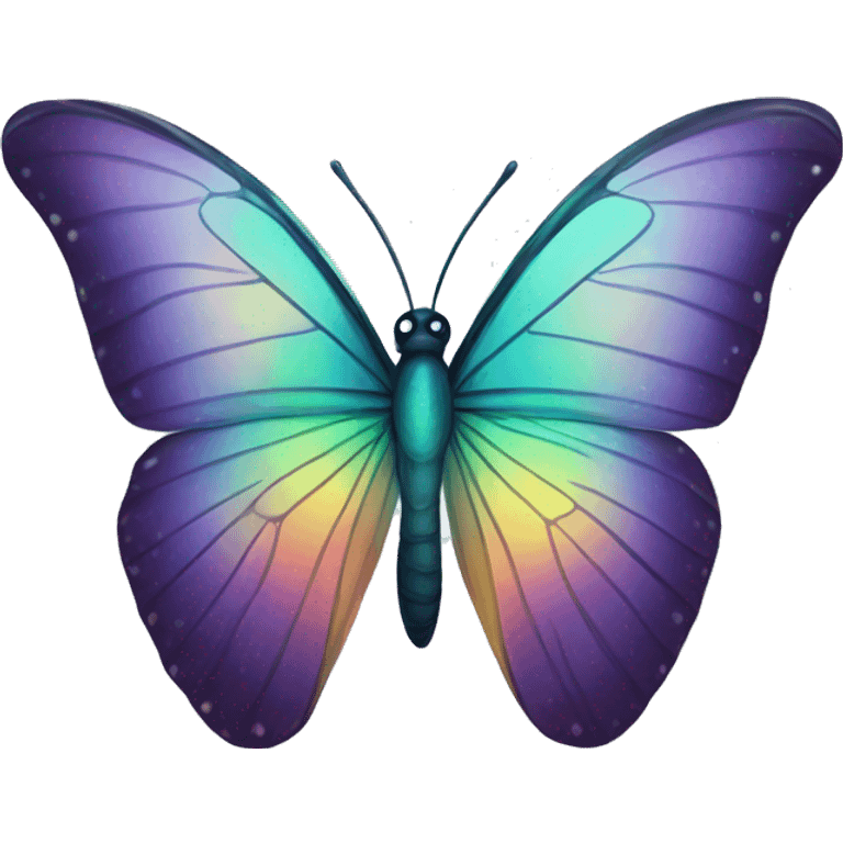 Iridescent butterfly emoji