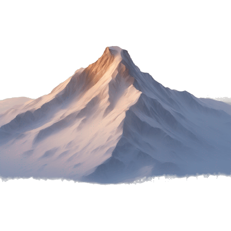 summit mountain seen from close emoji