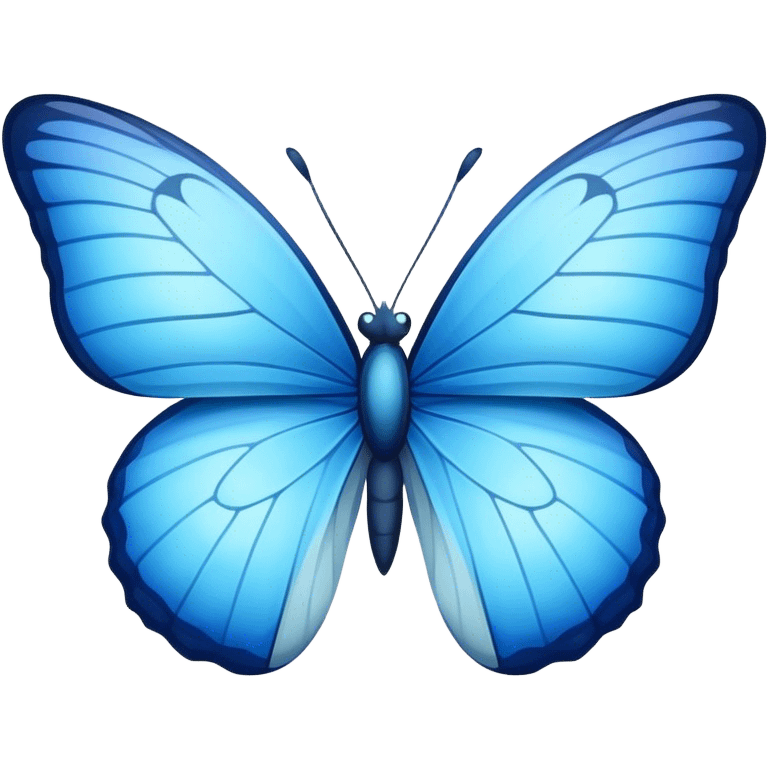 Blue butterfly
 emoji