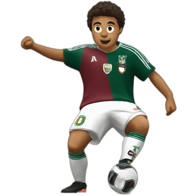 German Cano Fluminense doing the L emoji