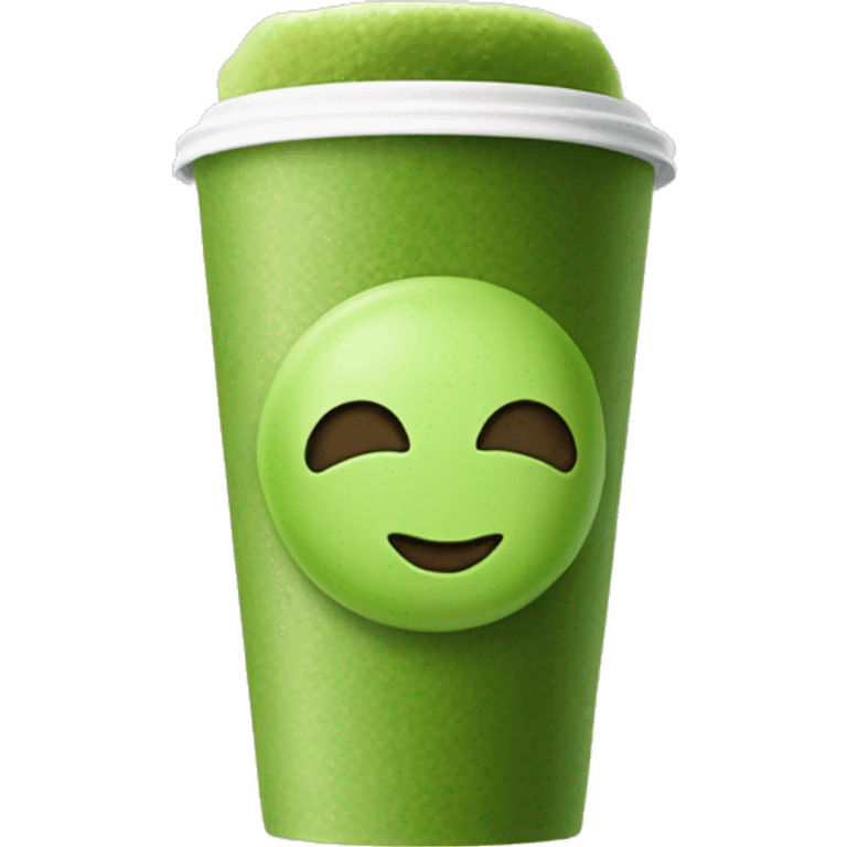 Matcha in a to go cup emoji