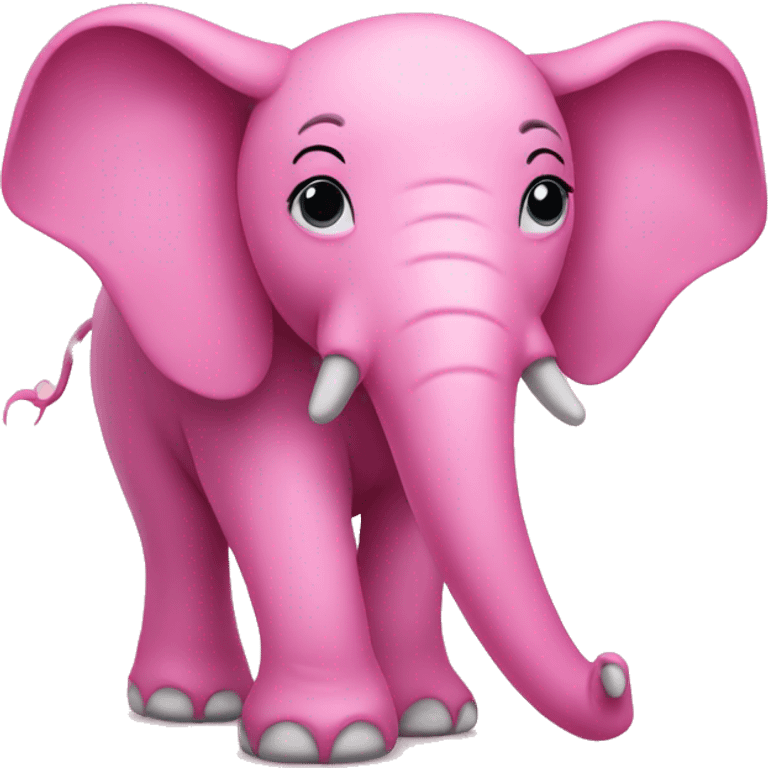 Pink elephant  emoji